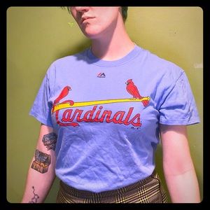Majestic Baseball T shirt St. Louis Cardinals